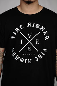 Vibe Higher Circle Tee (Black)
